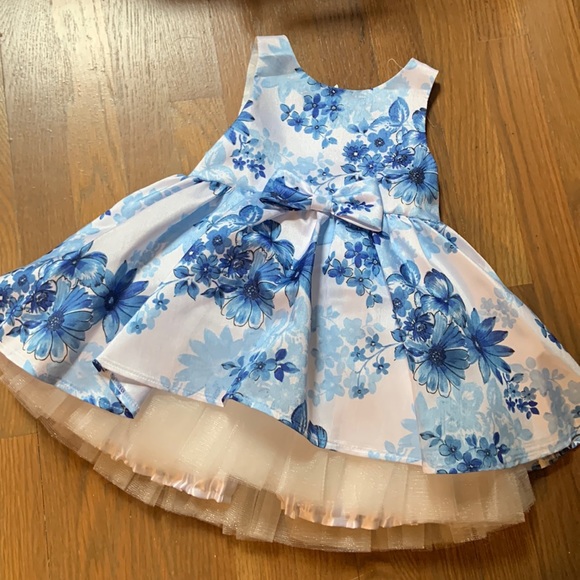 American Princess Other - Blue white formal baby dress